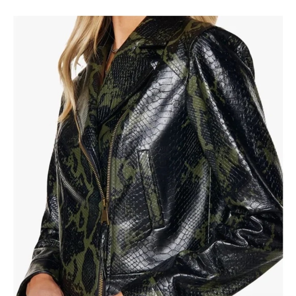 Ramy Brook Kane Snake Print Jacket Size Medium